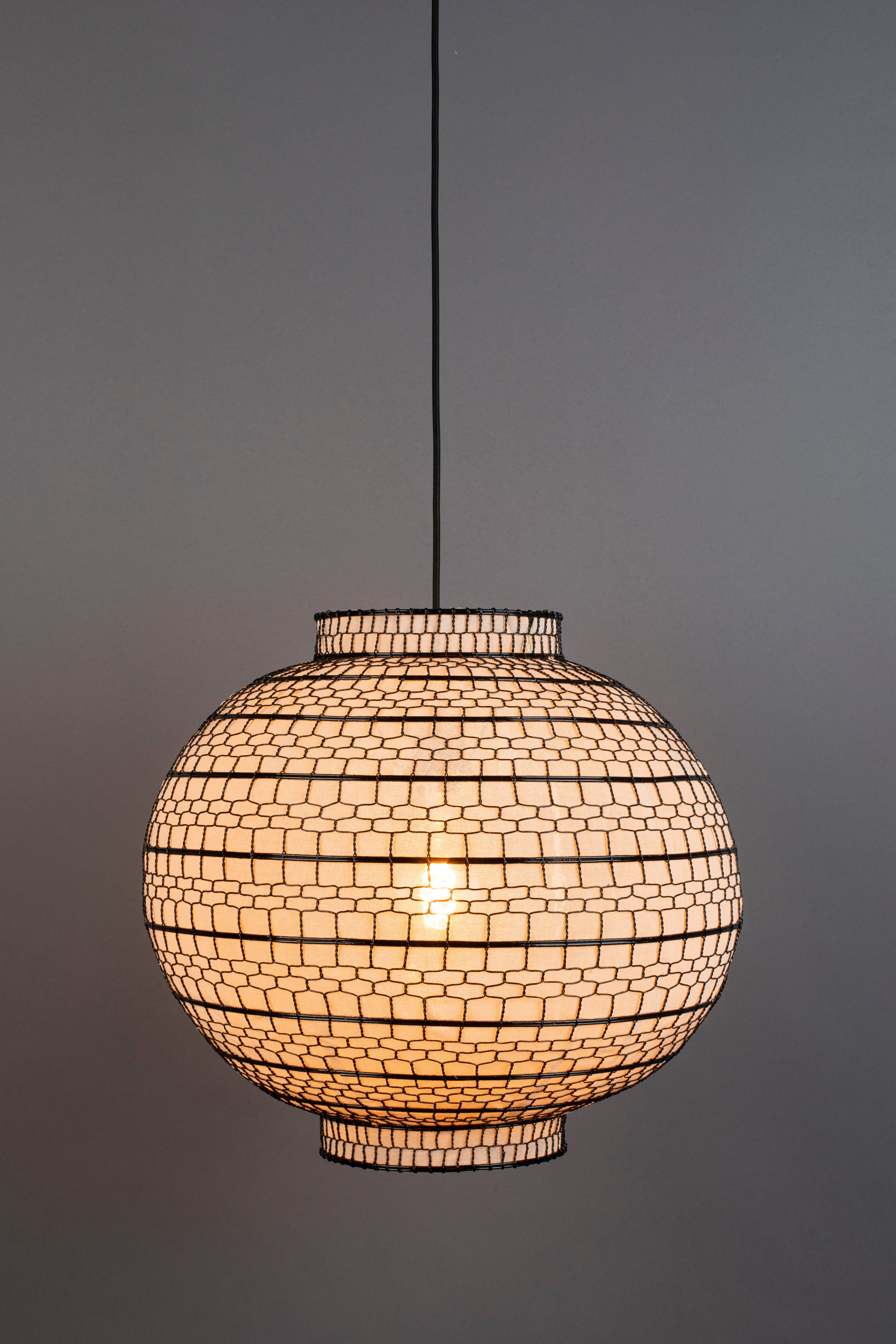 Dutchbone Ming Gauze Round 45 Pendant Lamp